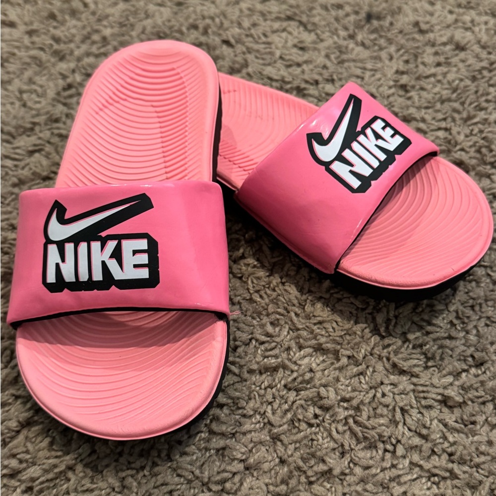 Nike Kids Pink Slide Sandals